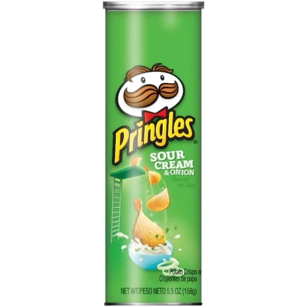 PAPAS PRINGLES SOUR CREAM X 158 GRS