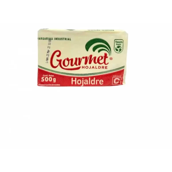 MARGAR GOURMET HOJALDRE X 500 UNIDAD(30u