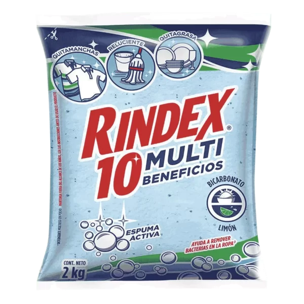 DETERGENTE RINDEX 10 LIMON X2K