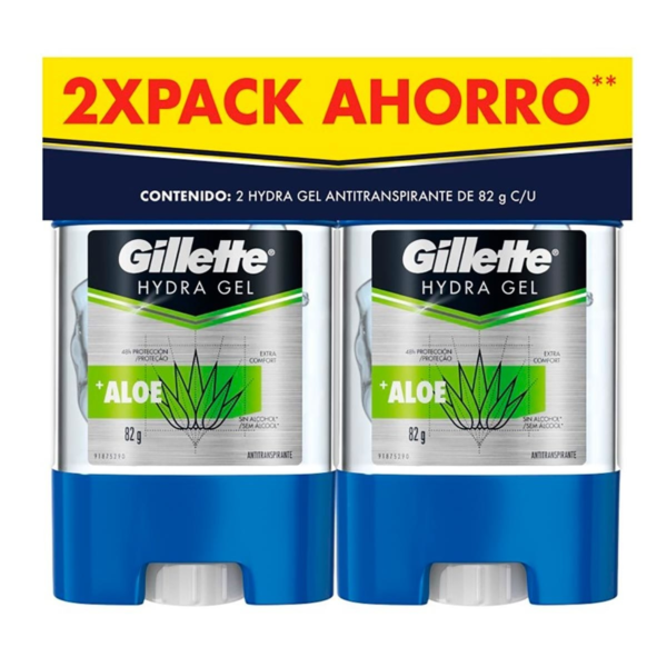 DESODORAN GILLETTE OLE VERA GEL 2UN X82G