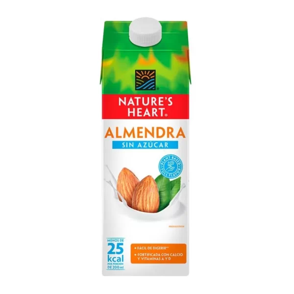 BEBIDA DE ALMENDRAS NATURES HEART X946ML