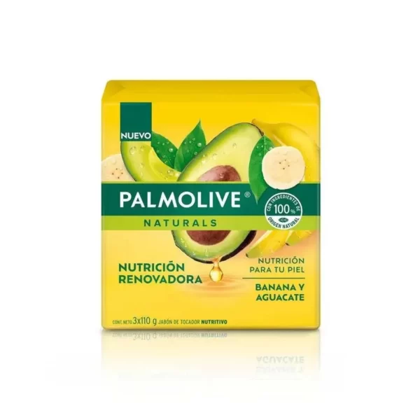 JABON PALMOLIVE BANANA/AGUACAT 3UN X110G