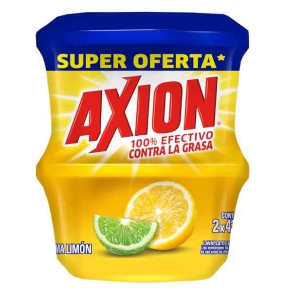 LAVAPLATOS AXION LIMA/LIMON X 2UN X 425G