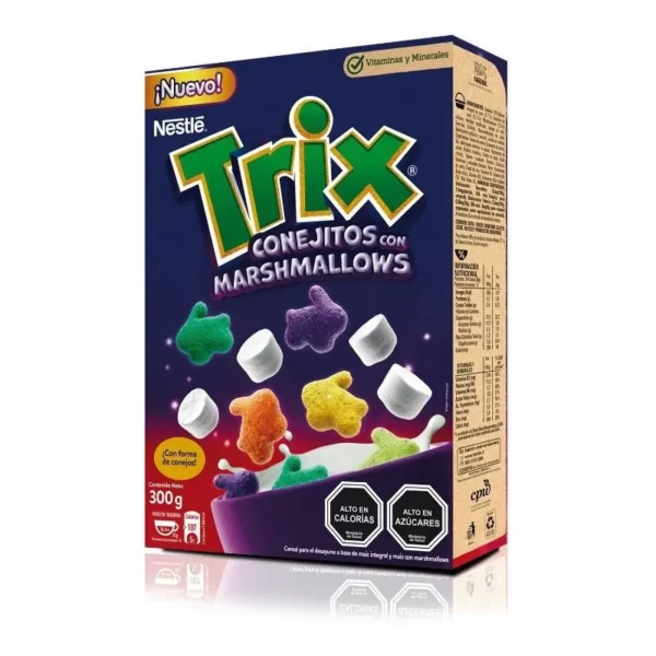 CEREAL TRIX CONEJITOS CON MASMELOS X300G