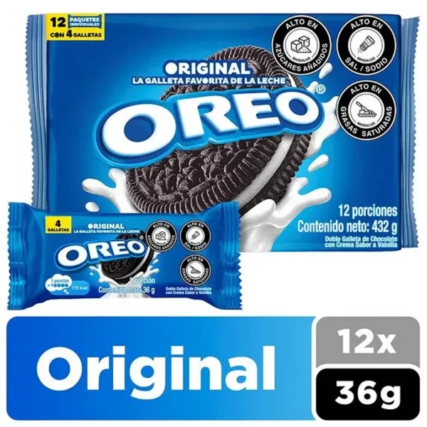 GALLETAS OREO ORIGINAL X12UN