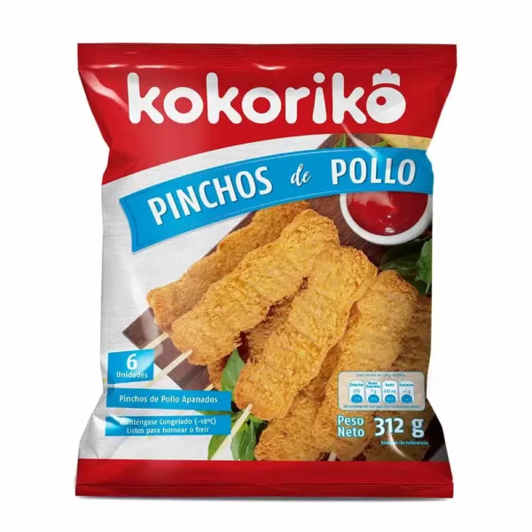 PINCHOS DE POLLO KOKORIKO X 6