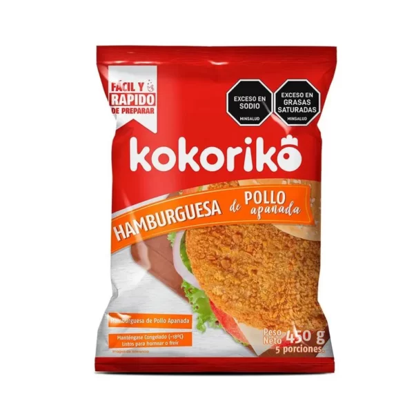 CARNE DE HAMBURGUESA KOKORIKO RES X495G