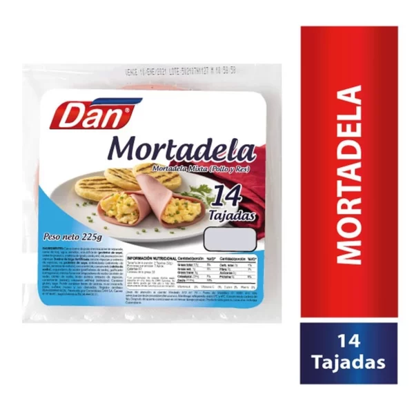 MORTADELA DAN X 225 GRS