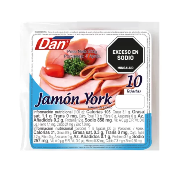 JAMON YORK DAN X 200 GR