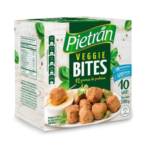 VEGGIE BITES PIETRAN 10UN X200G