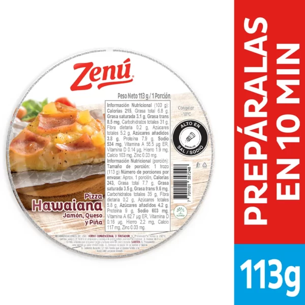 PIZZA ZENU HAWAINA X113G