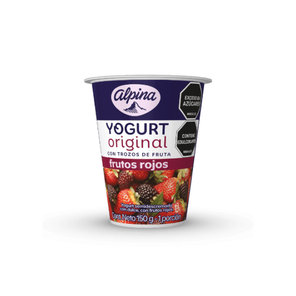YOGURT ALPINA FRUTOS ROJOS X150G
