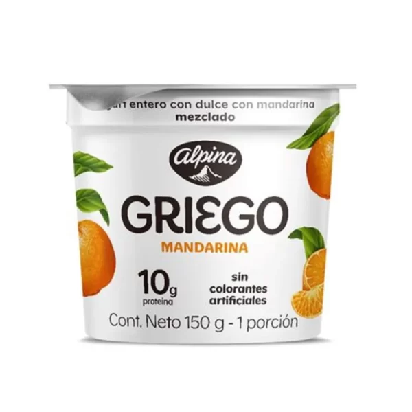 YOGURT GRIEGO ALPINA MANDARINA X150G