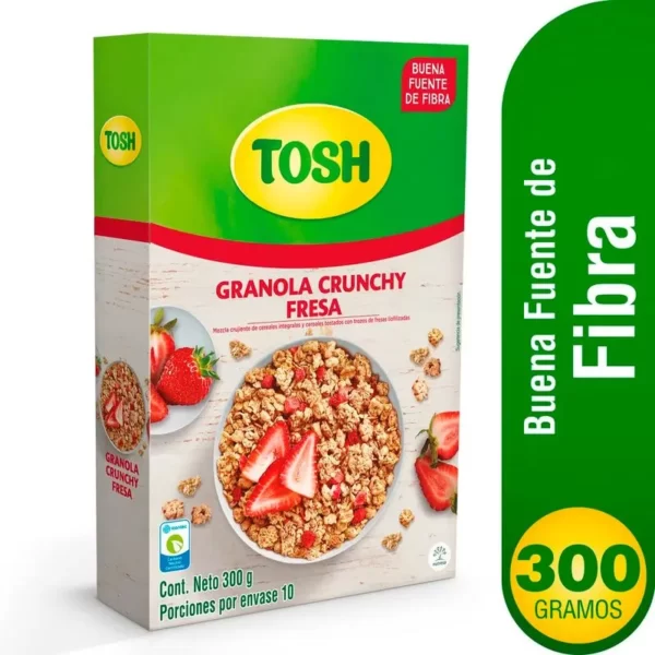CEREAL GRANOLA TOSH FRESA X 300 (8)
