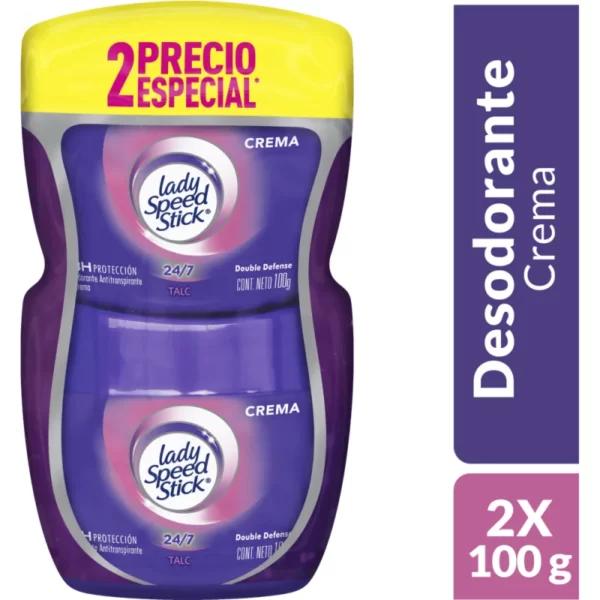 DESODORANTE LADY SPEED STICK CREMA X100G