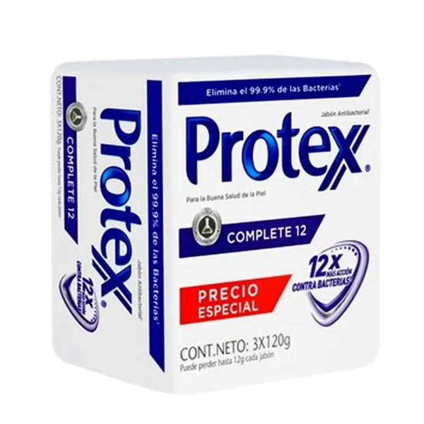 JABON PROTEX COMPLETE 12 3UN X120G