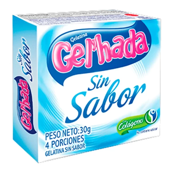 GELATINA GELHADA SIN SABOR X 30G