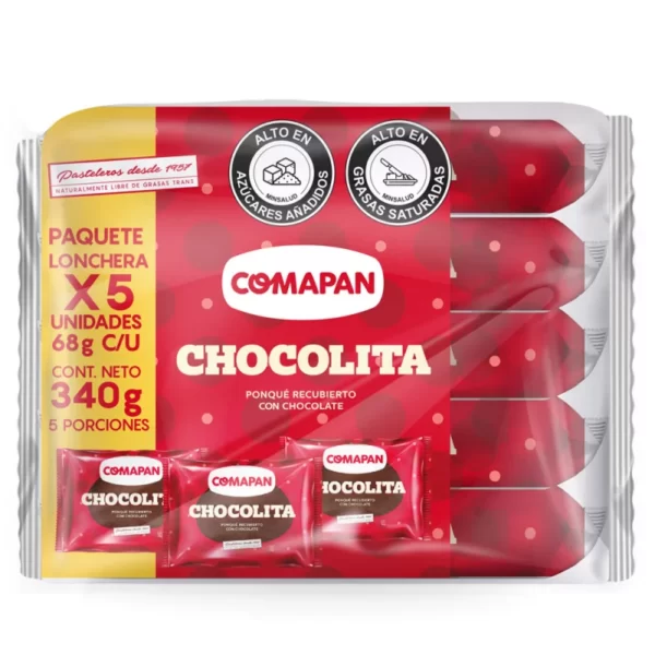 CHOCOLITA TAJADA COMAPAN X 5