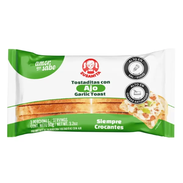 TOSTADAS DE AJO SUSANITA X 90
